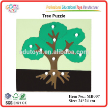 Wooden Montessori Botany Tree Puzzle For Kids